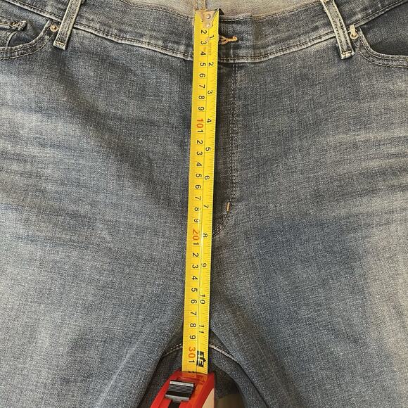 Levis 711 Skinny Ankle Mid Rise Blue Jeans 24W Inseam 27.5" Stretch New - Picture 6 of 7